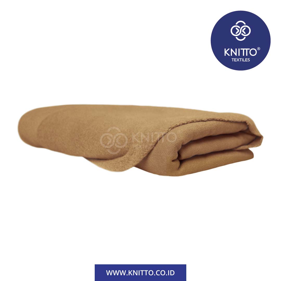 COMBED FLEECE ALMOND BROWN MUDA 2