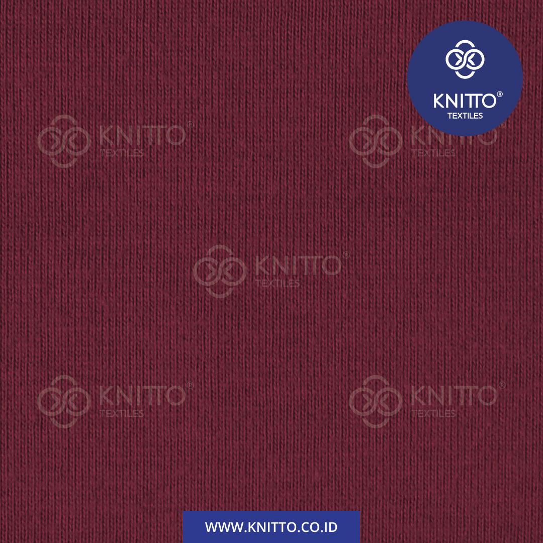cotton combed 20s burgundy 3