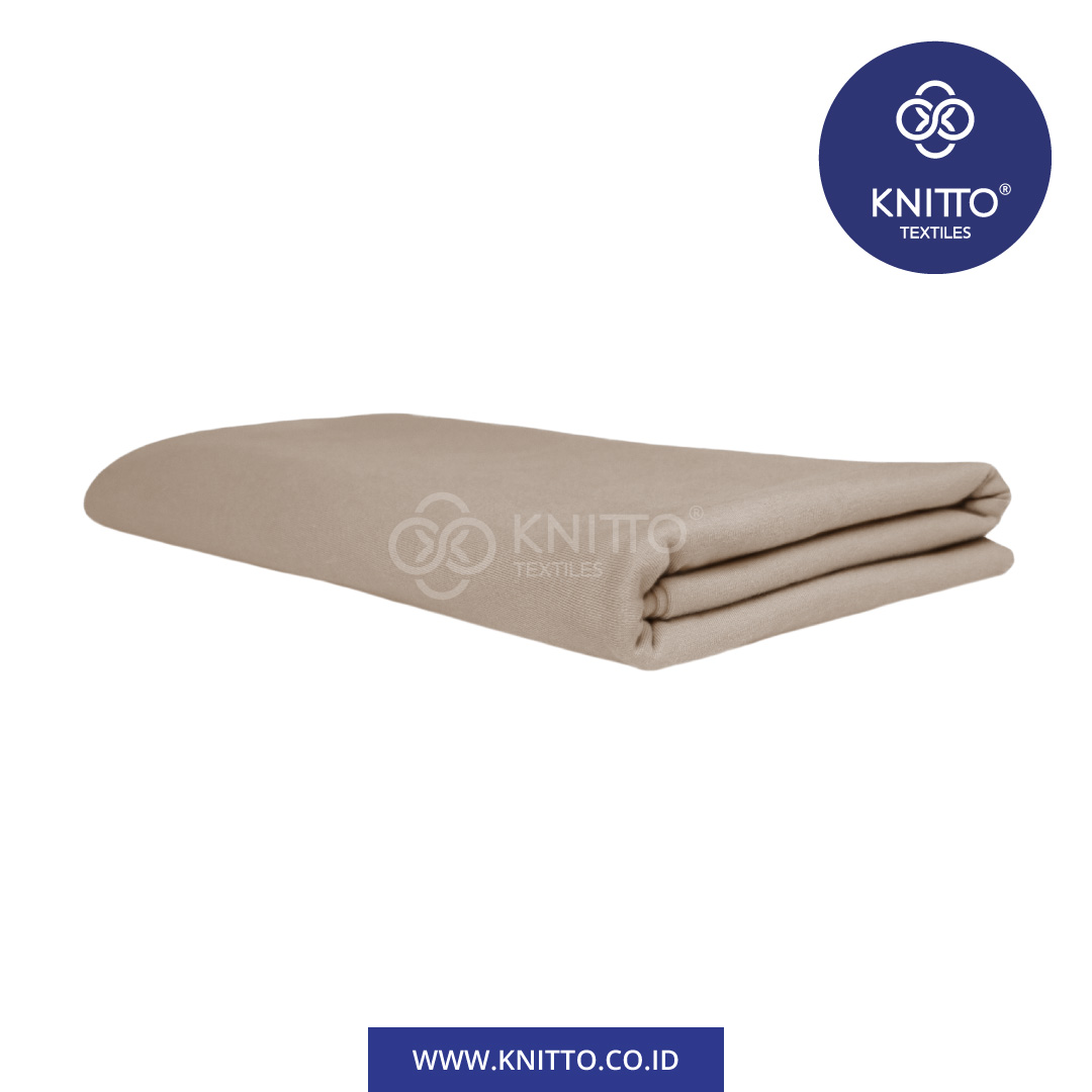 cotton combed 20s light brown 2