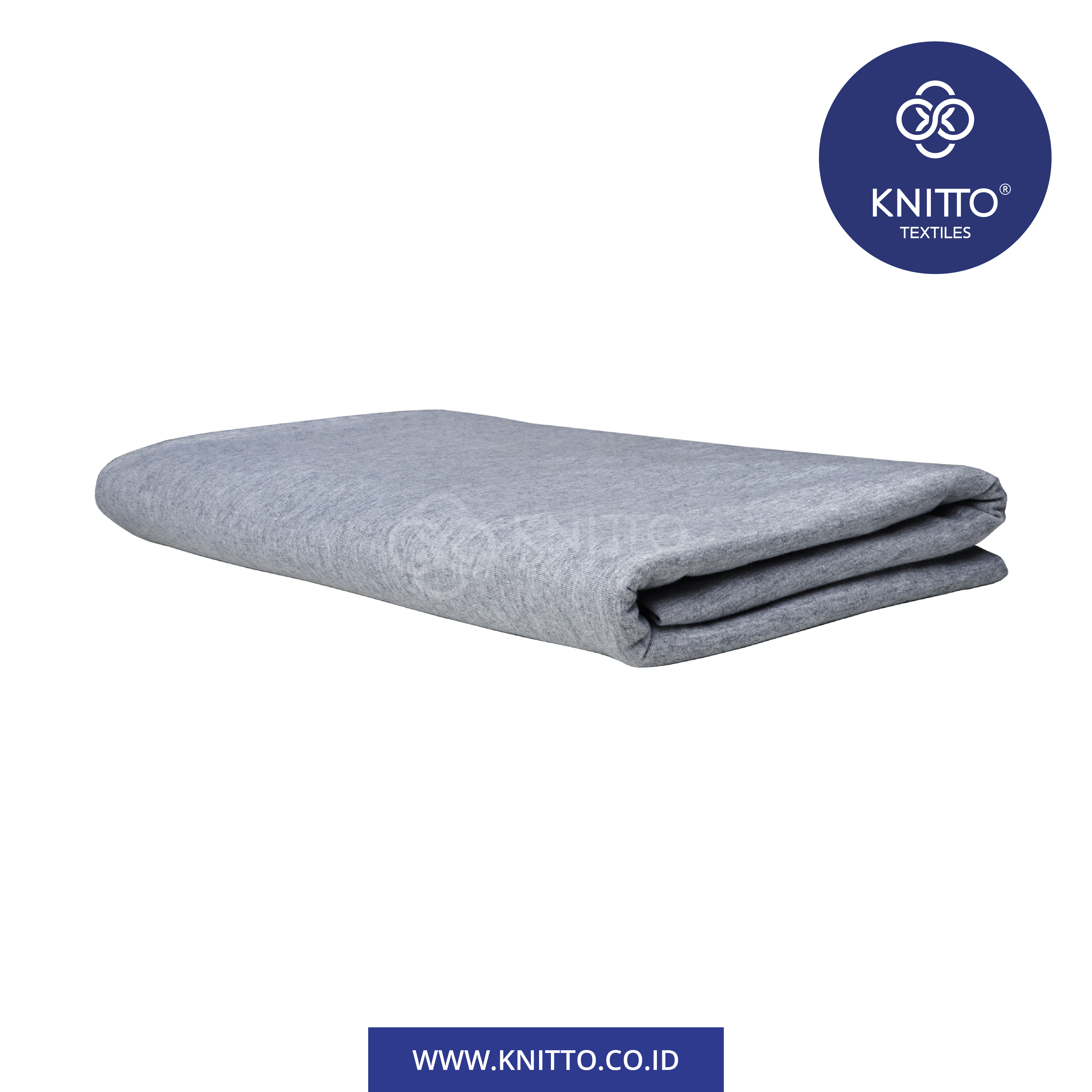 Jual Bahan Kaos Polos dan Sablon Premium - Kain Kaos Combed 20s Warna MISTY M71A BLUISH WHITE | Toko Bahan Kaos Knitto 2