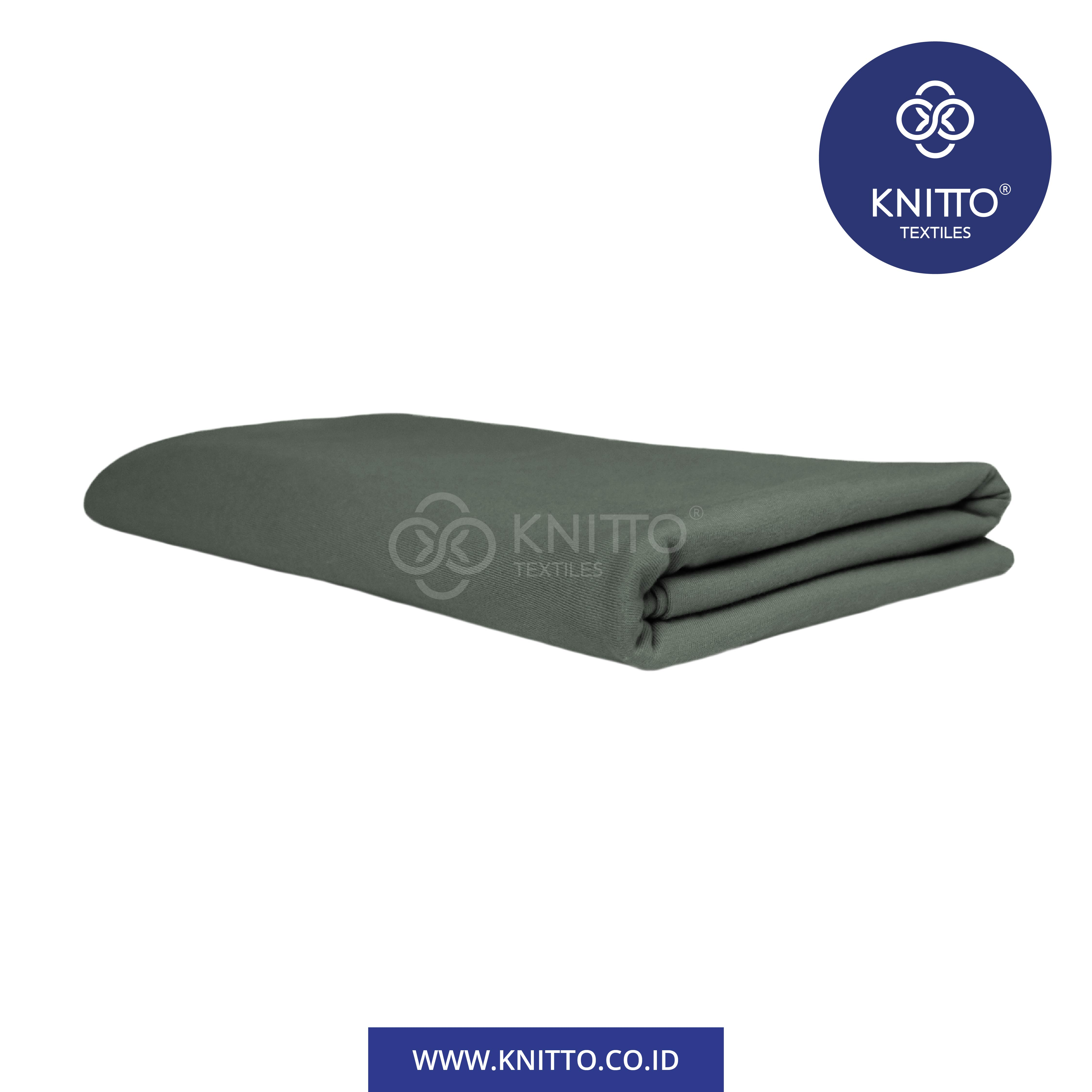 Bahan Kaos - Kain Kaos Combed 24s Ash Green 2