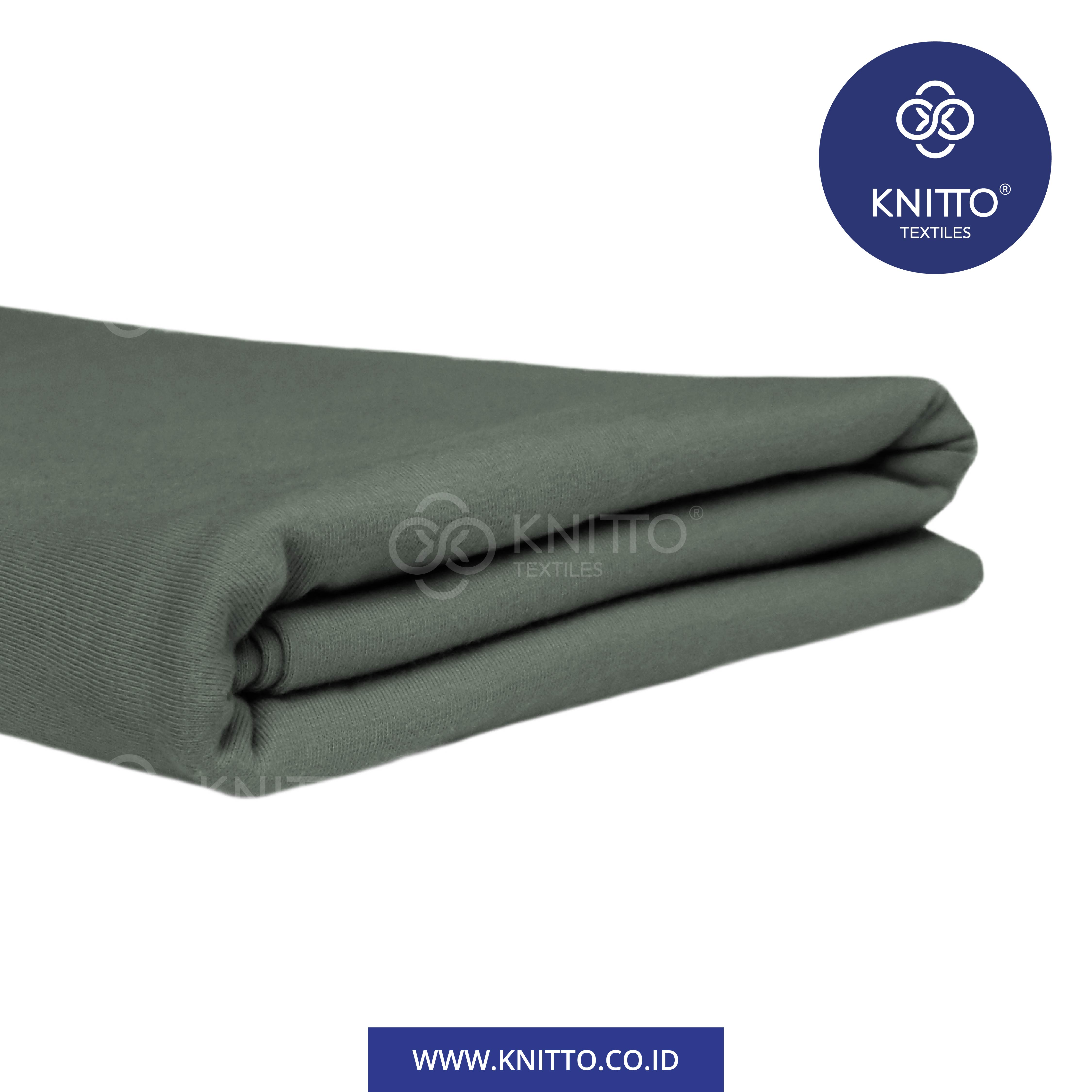 Bahan Kaos - Kain Kaos Combed 24s Ash Green 1