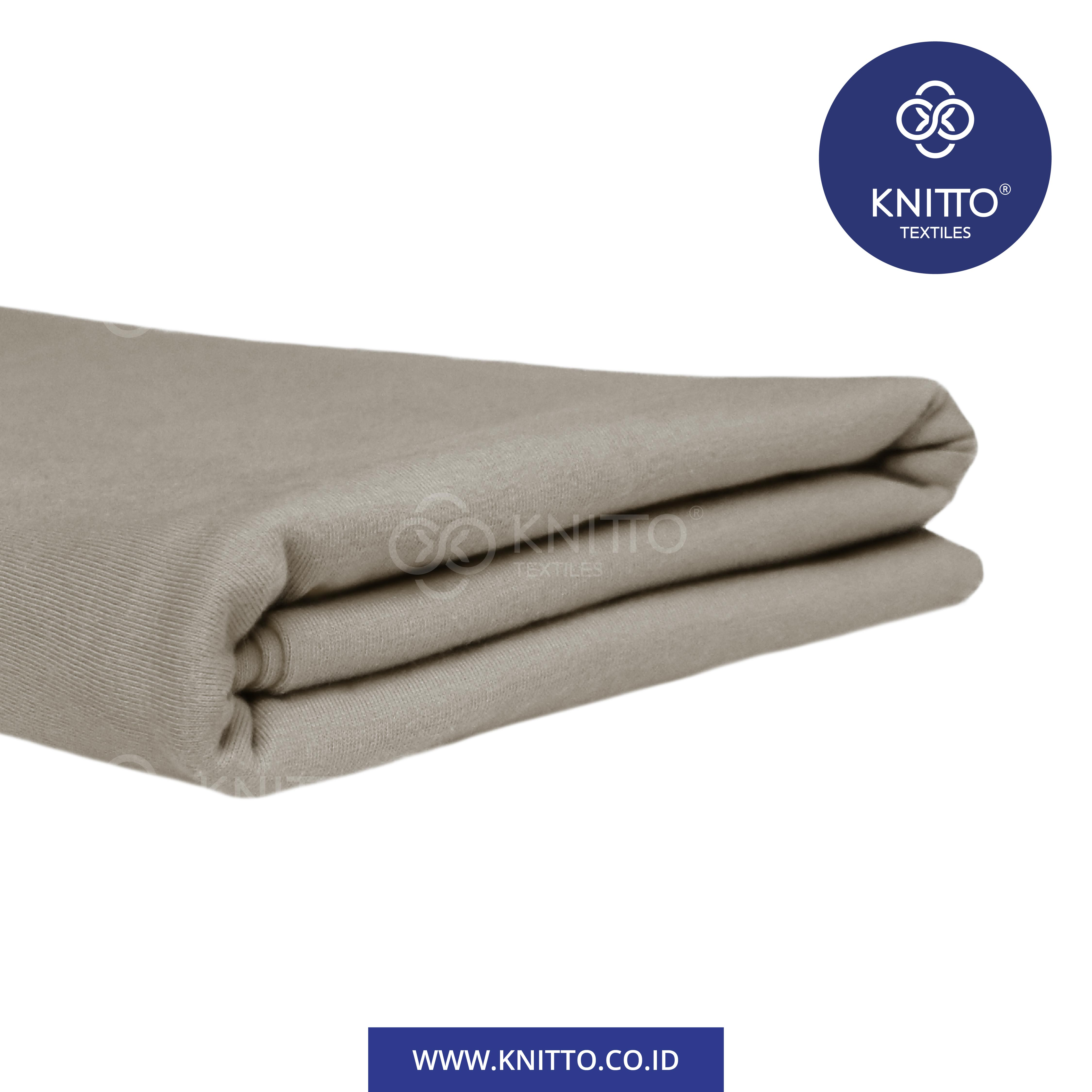 Bahan Kaos - Kain Kaos - Combed 24s Khaki 1