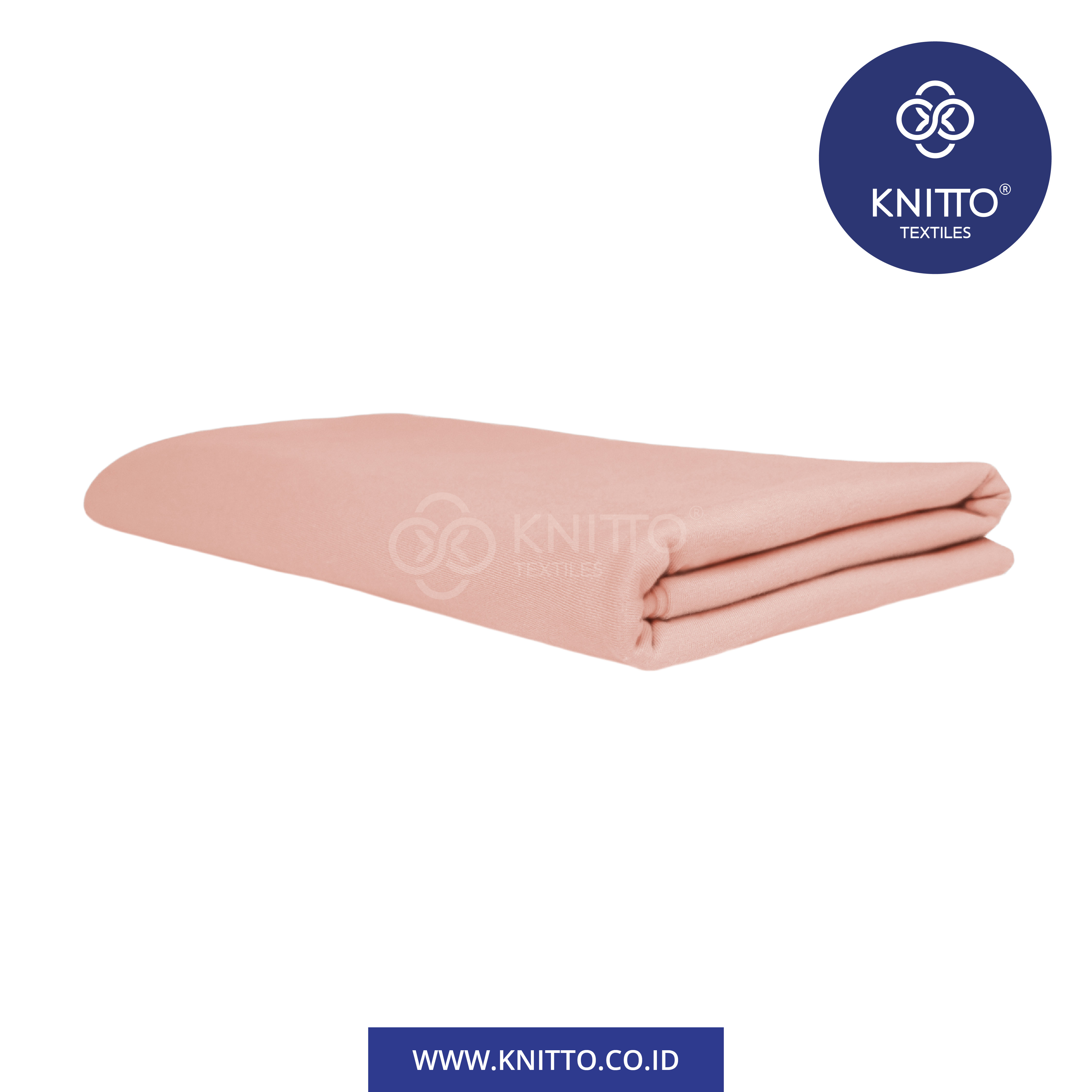Bahan Kaos - Kain Kaos Combed 24s Soft Peach 2