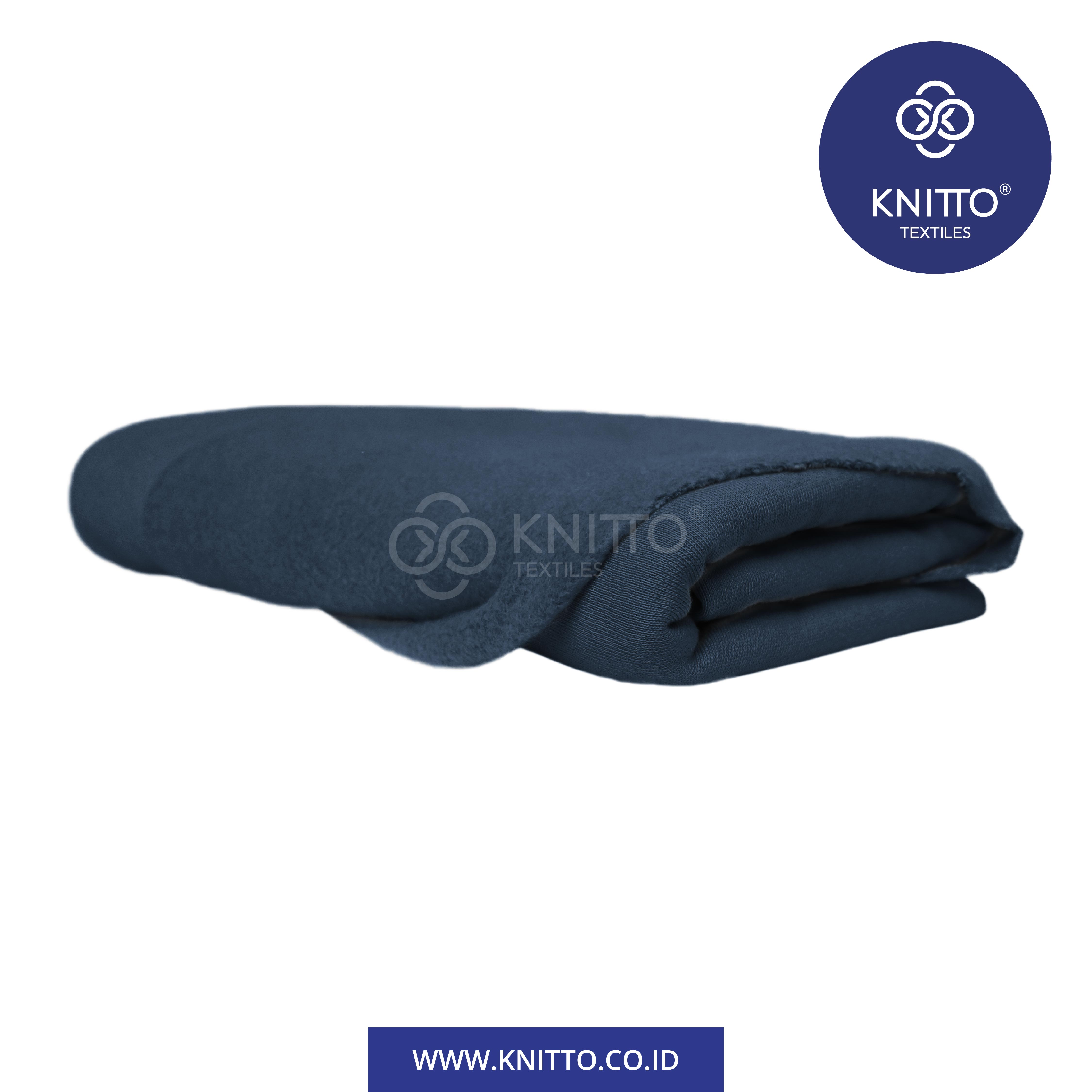 COMBED FLEECE NAVY A 2