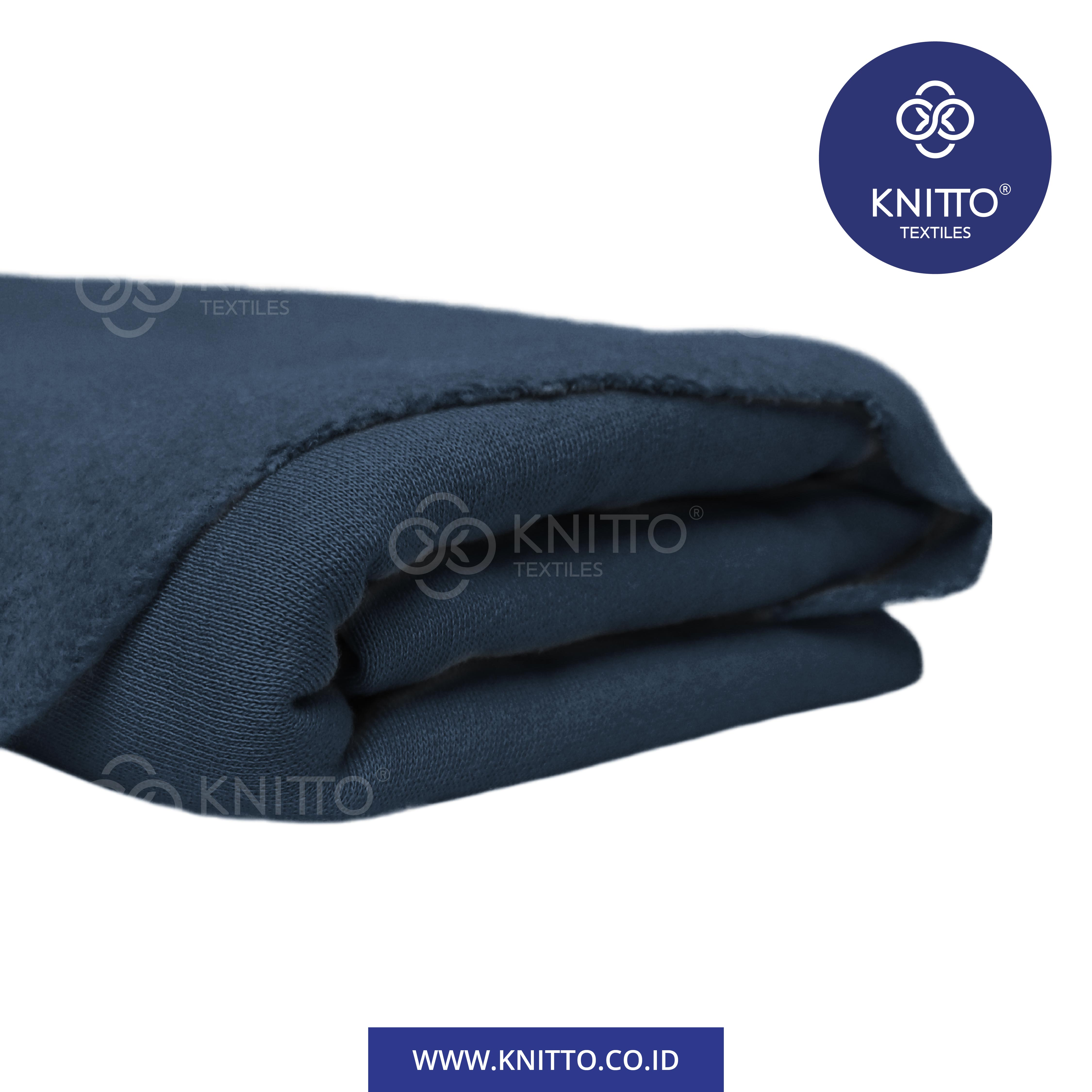COMBED FLEECE NAVY A 1