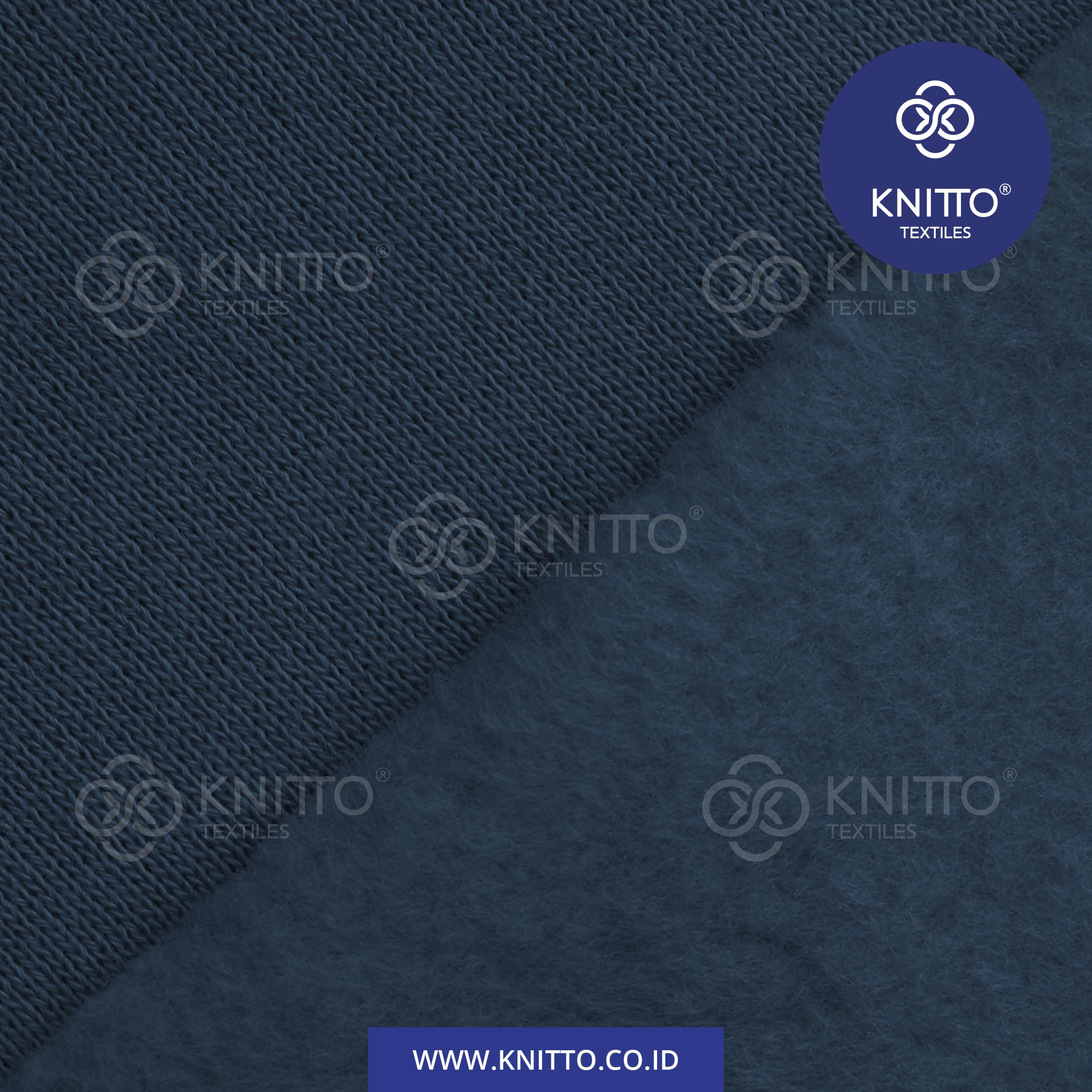 COMBED FLEECE NAVY A 3