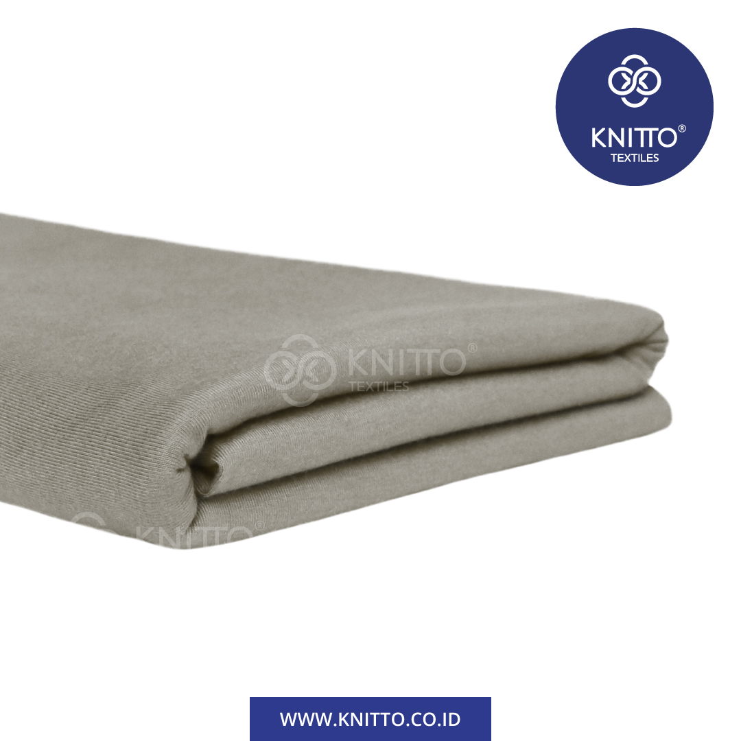 Cotton Bamboo 30s Khaki 1