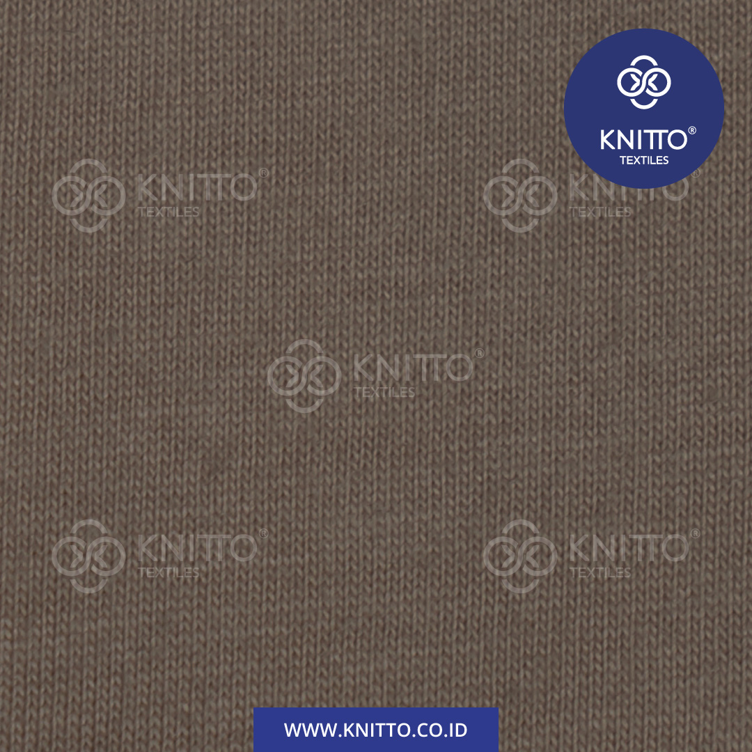 Cotton Bamboo 30s Maple Brown 3