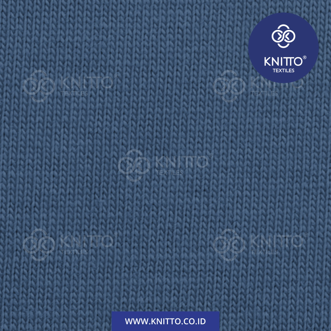 COTTON COMBED ENZYWASH 20S DENIM BLUE 3