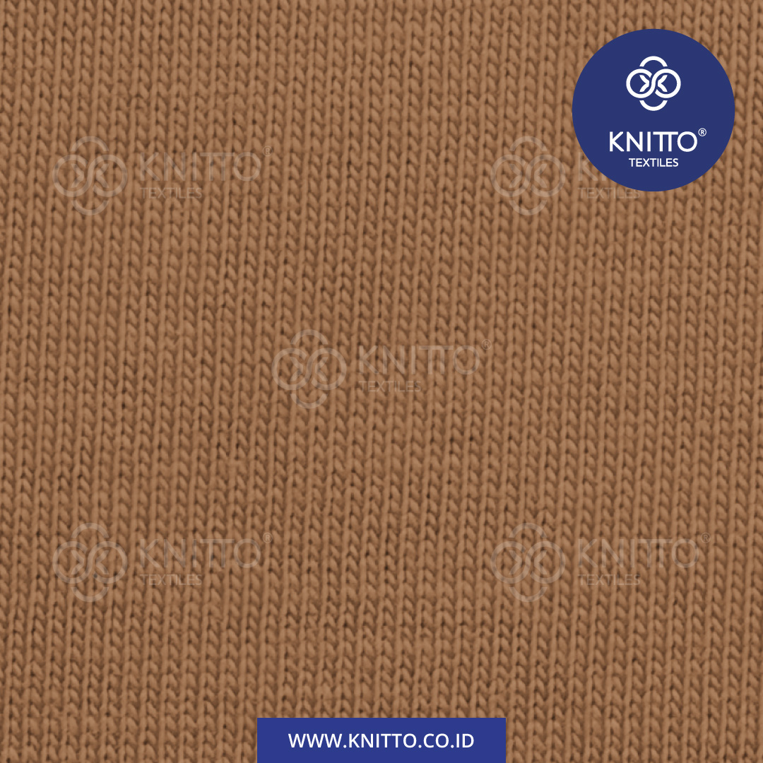 COTTON COMBED ENZYWASH 24S ALMOND BROWN 3