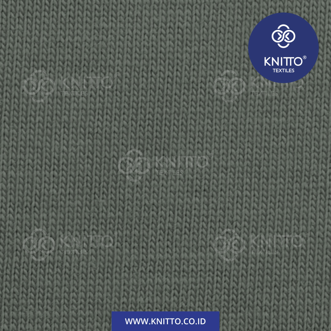 COTTON COMBED ENZYWASH 24S ASH GREEN 3