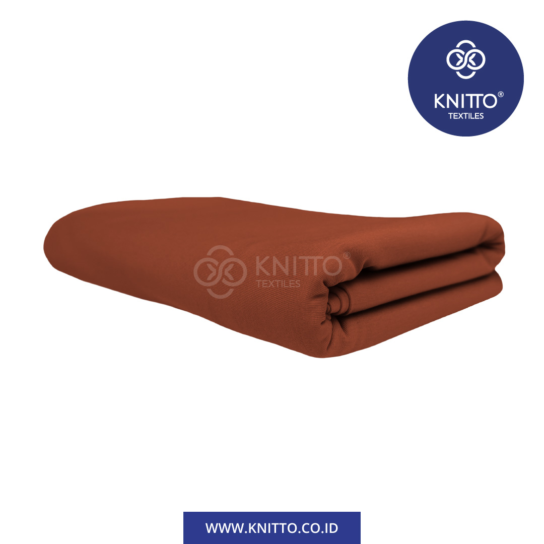COTTON COMBED ENZYWASH 24S AUTUMN ORANGE 2