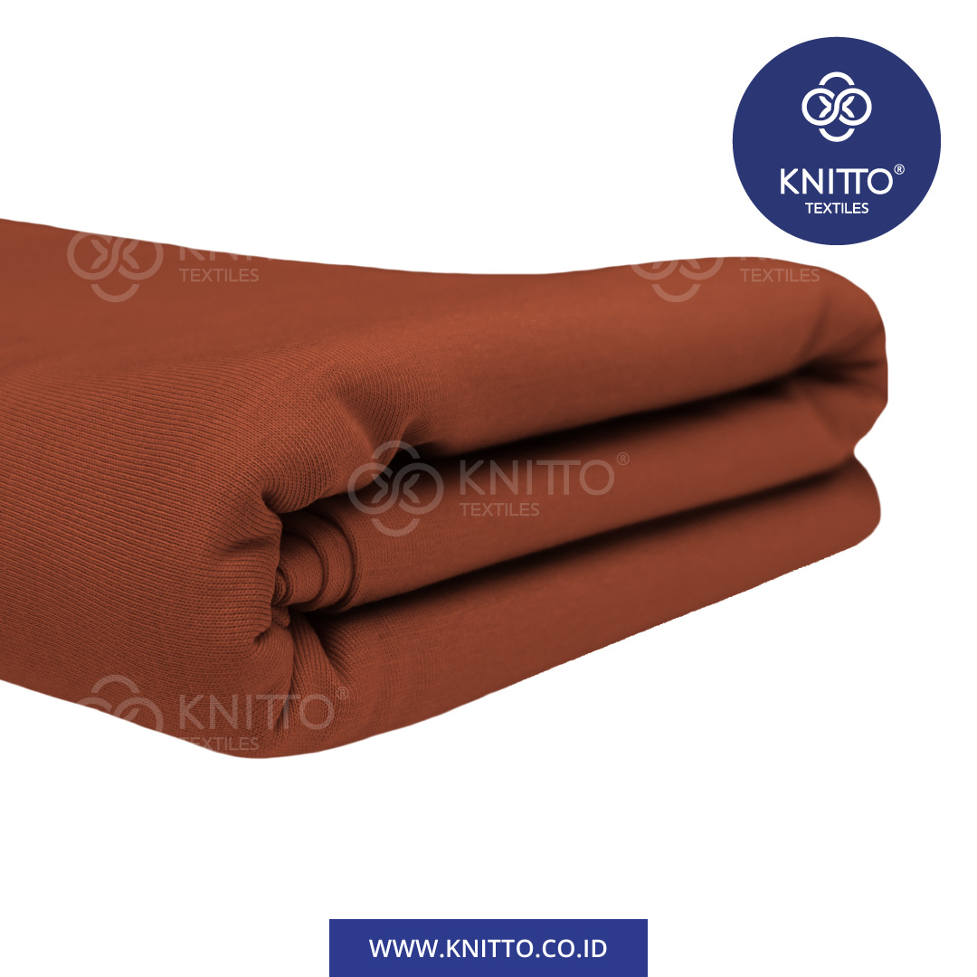 COTTON COMBED ENZYWASH 24S AUTUMN ORANGE 1