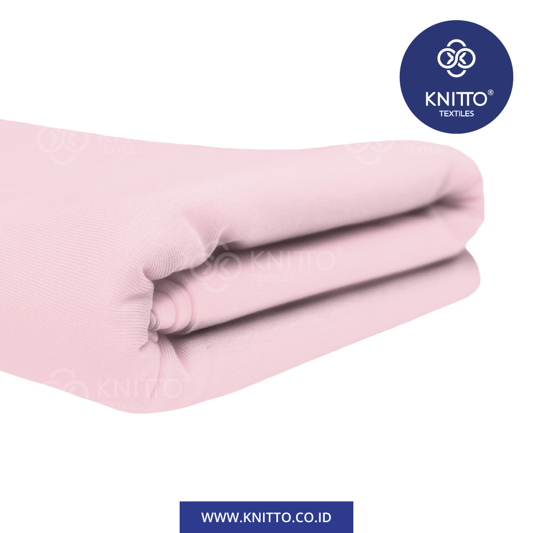 COTTON COMBED ENZYWASH 24S BABY PINK  1