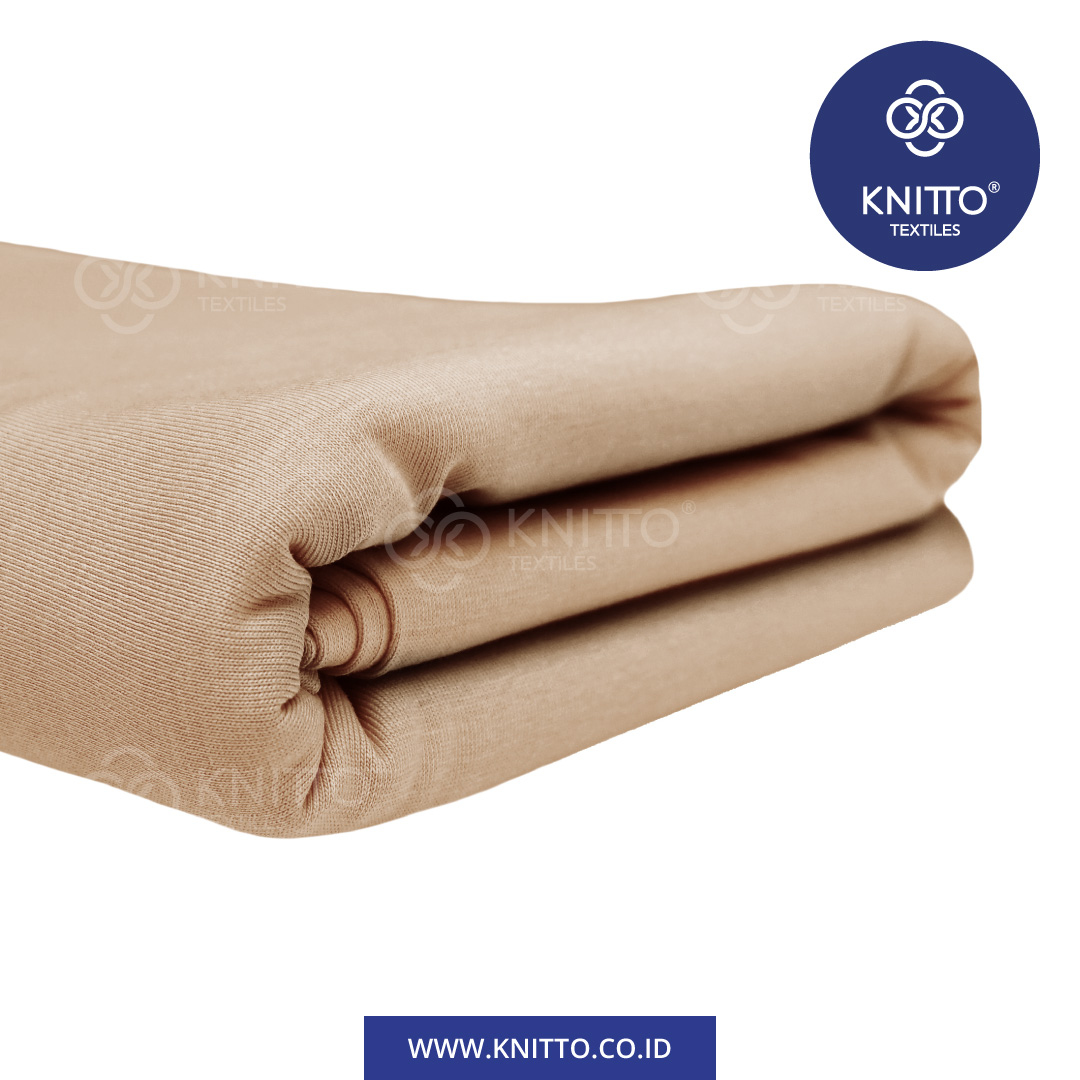 COTTON COMBED ENZYWASH 24S BEIGE 1