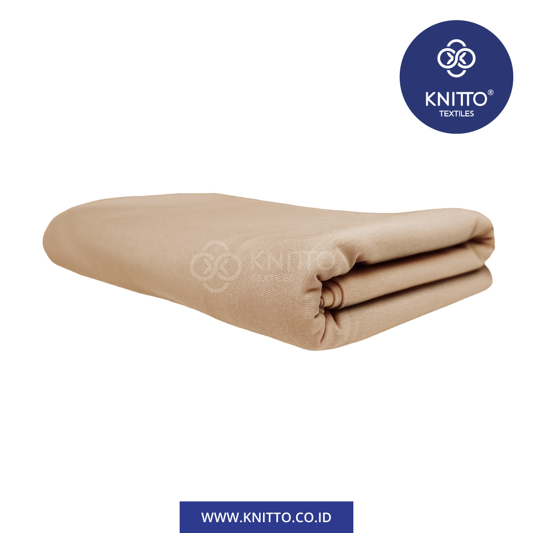 COTTON COMBED ENZYWASH 24S BEIGE 2