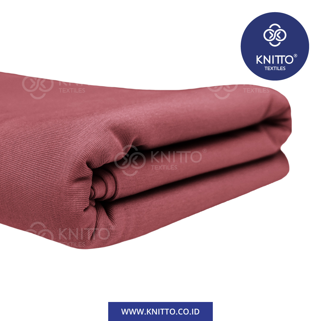 COTTON COMBED ENZYWASH 24S BLUSH RED 1