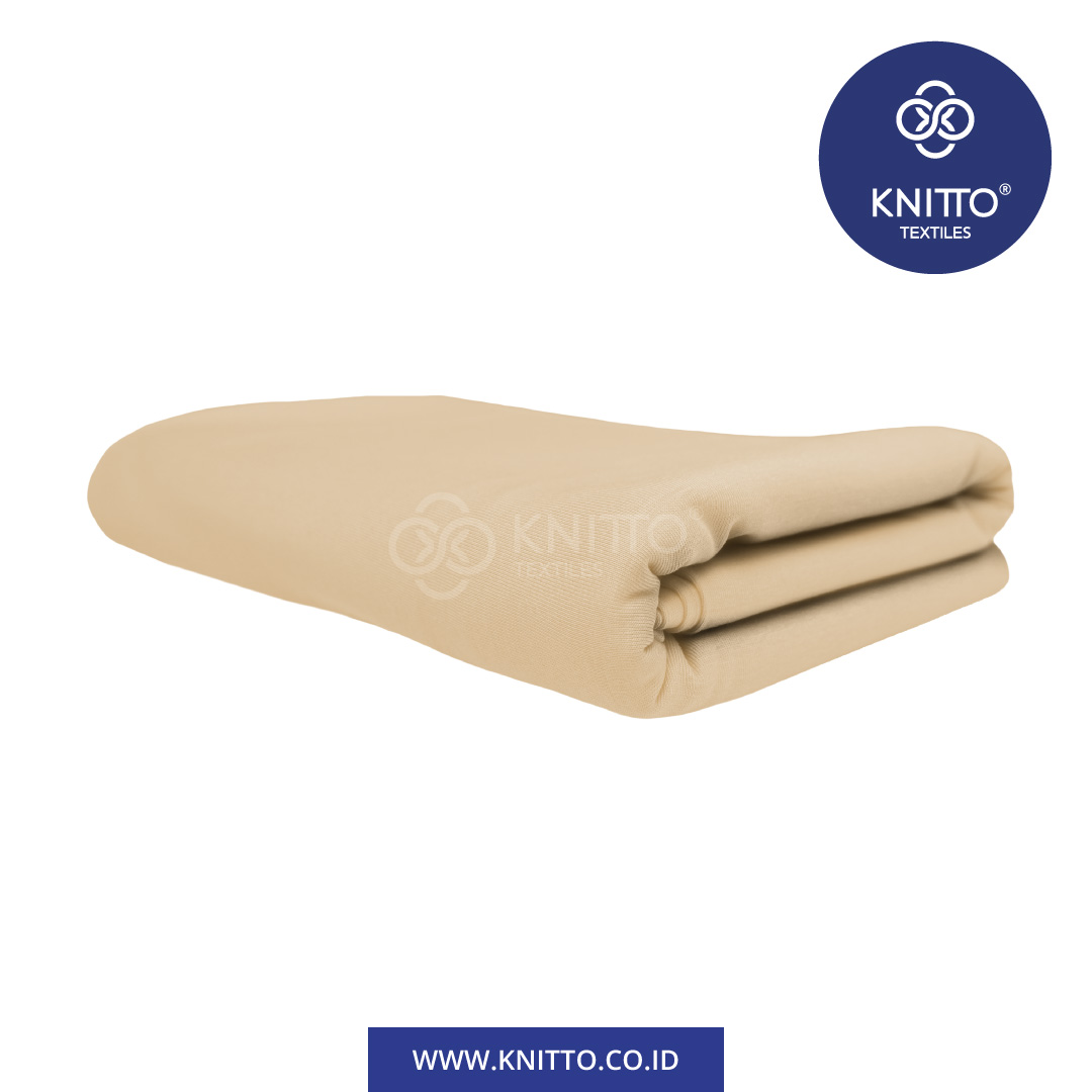 COTTON COMBED ENZYWASH 24S CHAMPAGNE 2