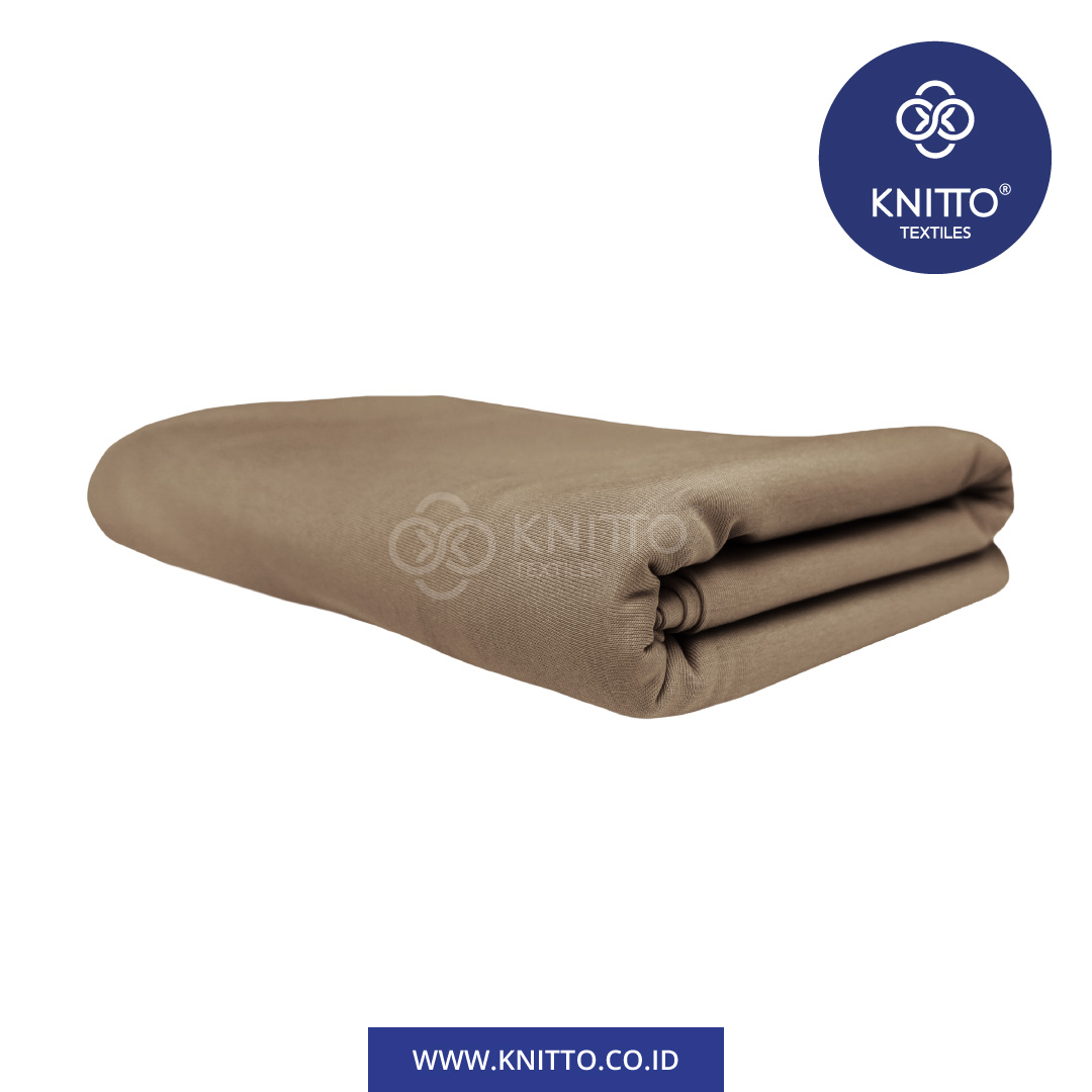 COTTON COMBED ENZYWASH 24S COKLAT SUSU 2