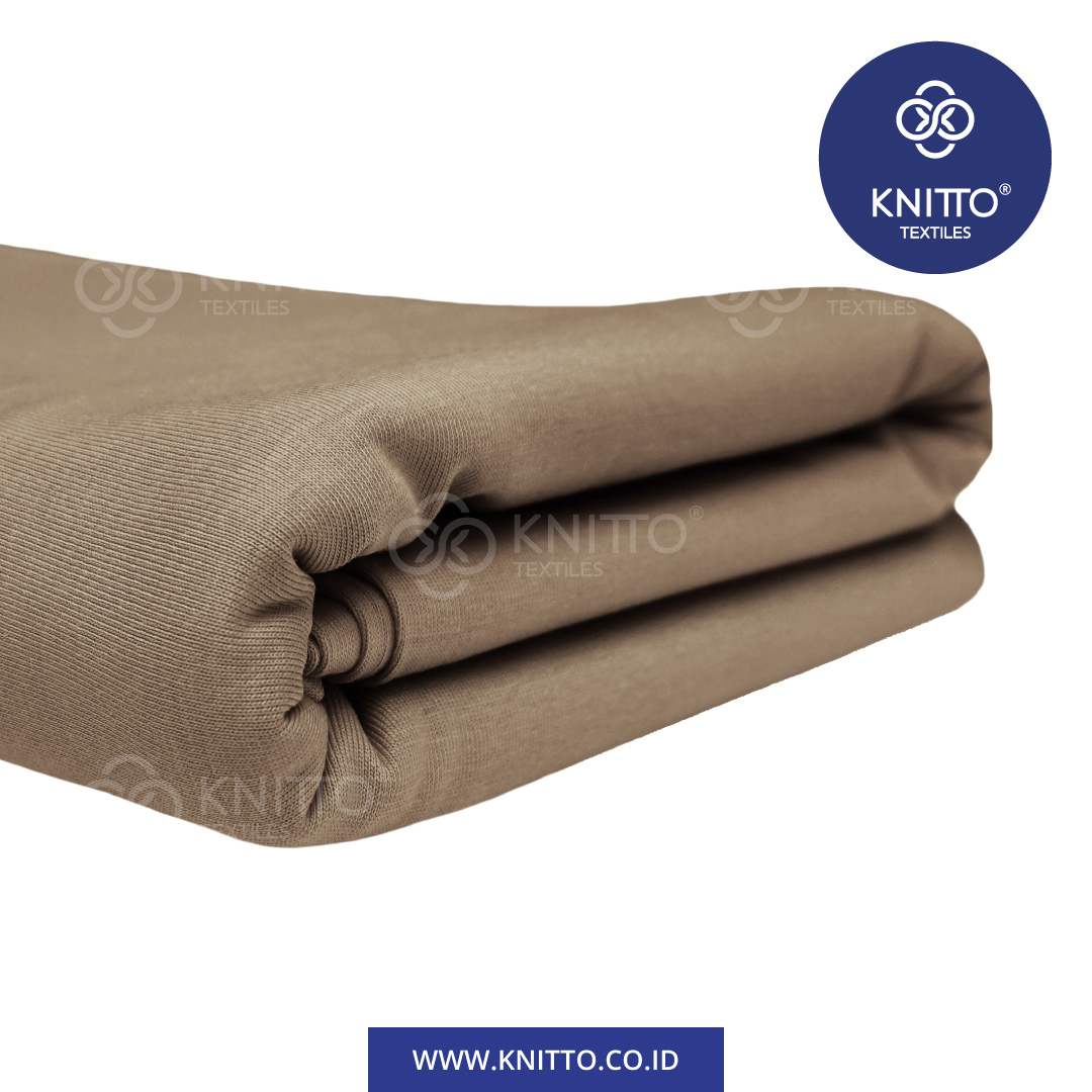 COTTON COMBED ENZYWASH 24S COKLAT SUSU 1
