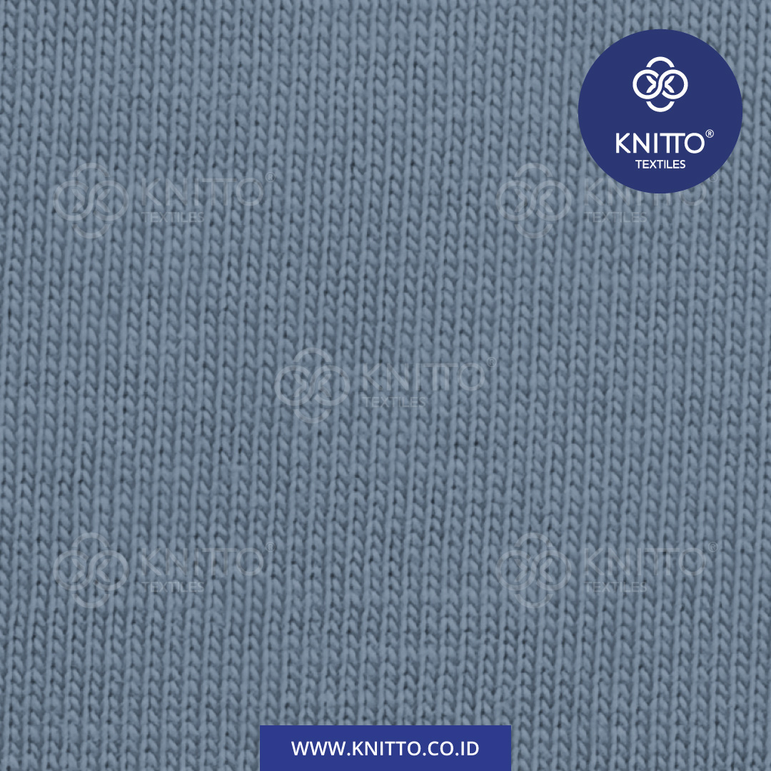 COTTON COMBED ENZYWASH 24S DUSTY BLUE 3