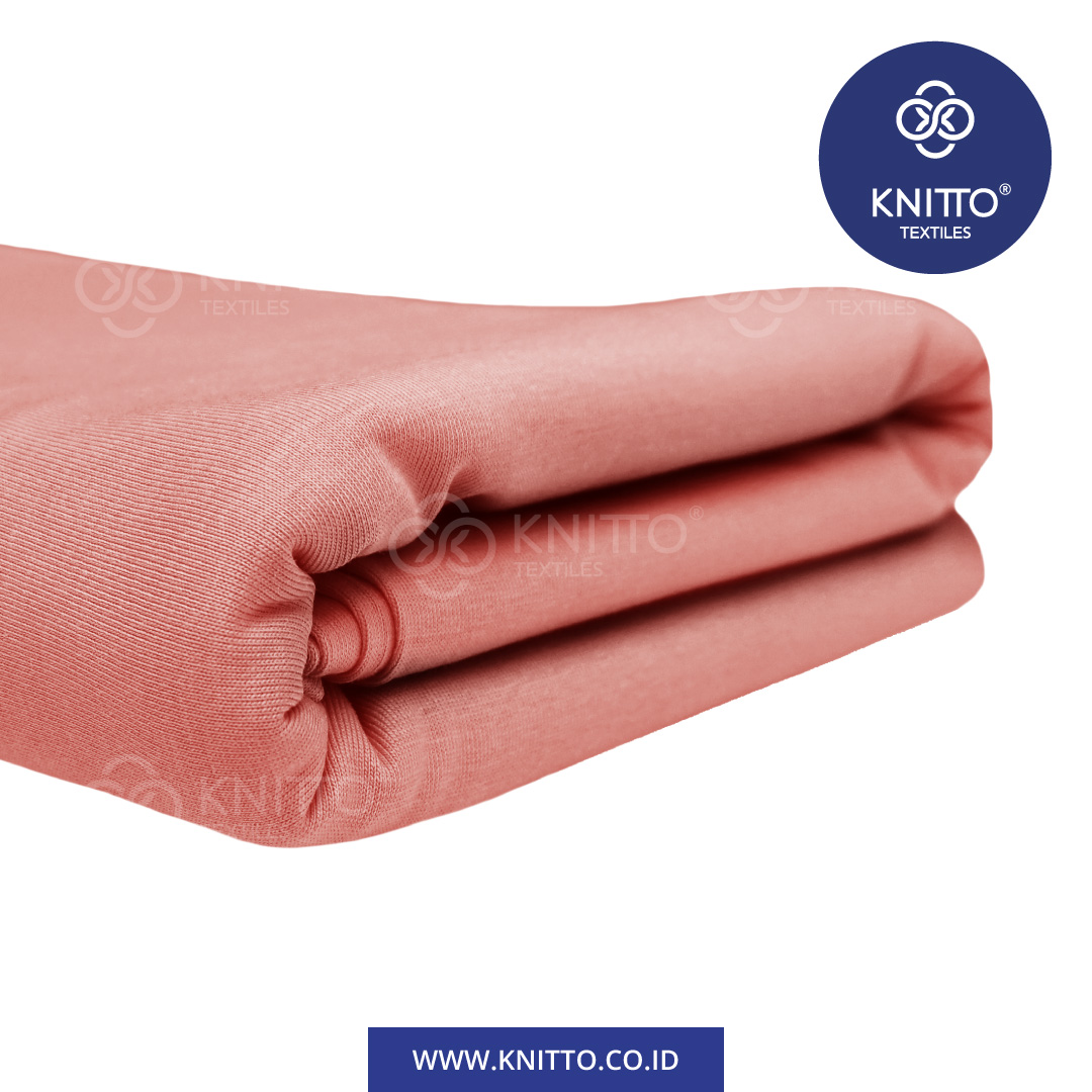COTTON COMBED ENZYWASH 24S DUSTY PEACH 1