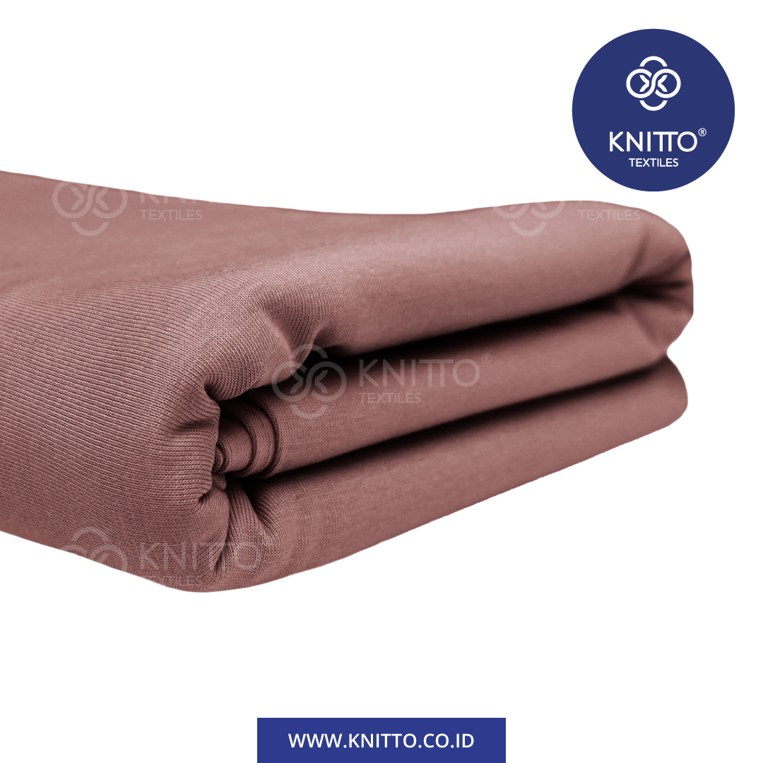 COTTON COMBED ENZYWASH 24S DUSTY ROSE 1