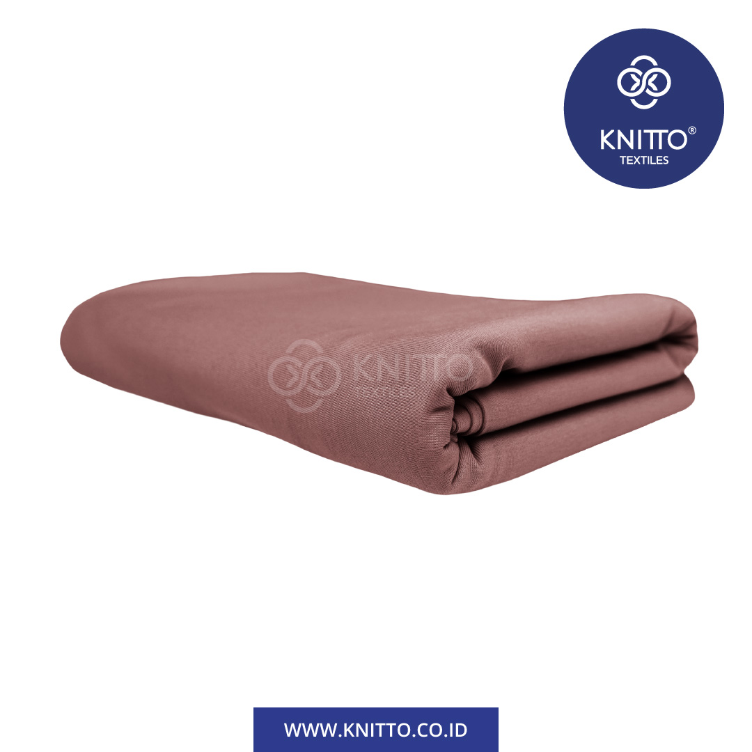 COTTON COMBED ENZYWASH 24S DUSTY ROSE 2