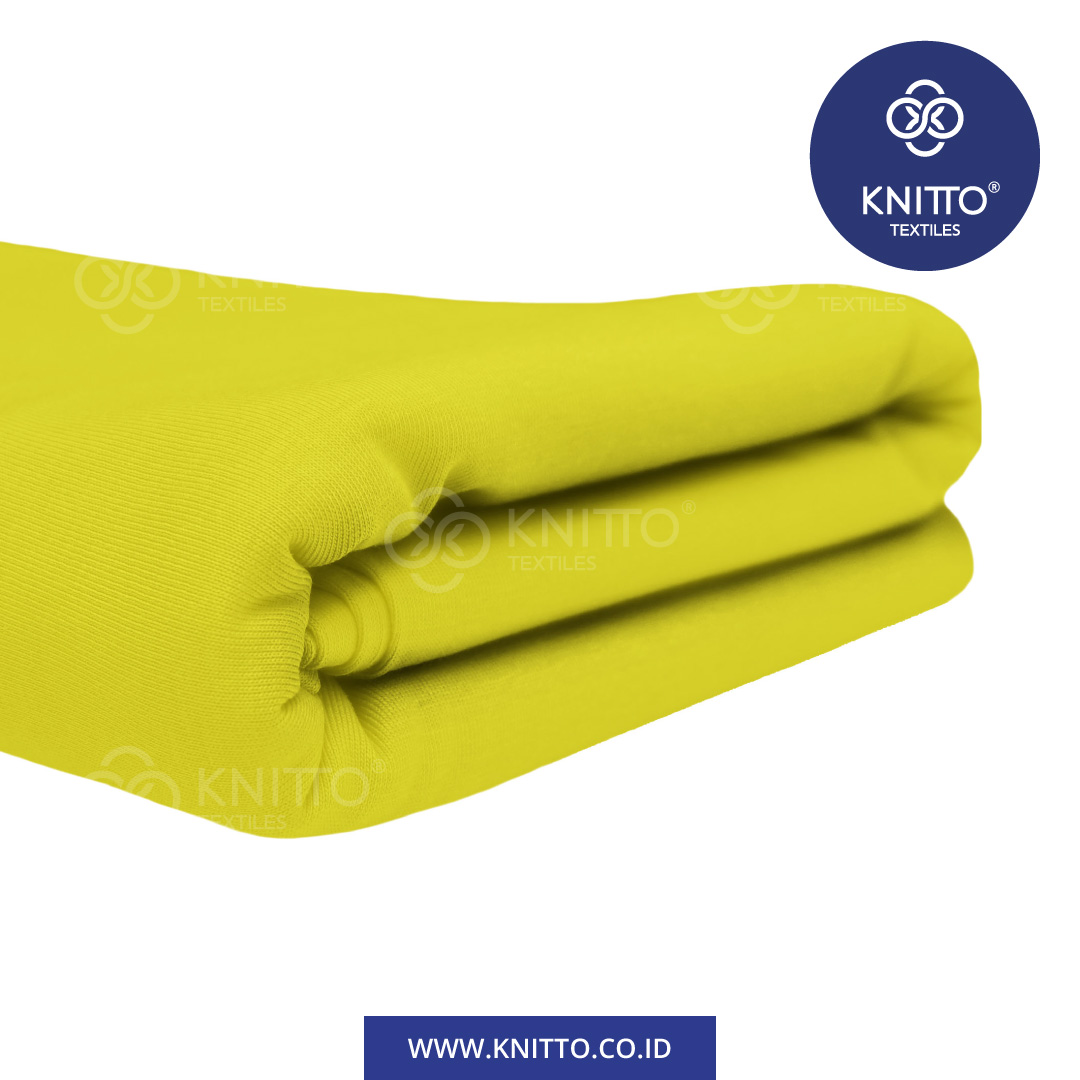 COTTON COMBED ENZYWASH 24S ELECTRIC LIME 1