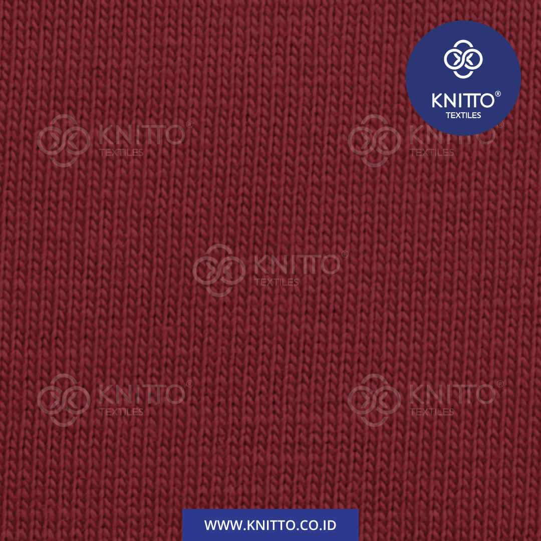 COTTON COMBED ENZYWASH 24S MAROON 3