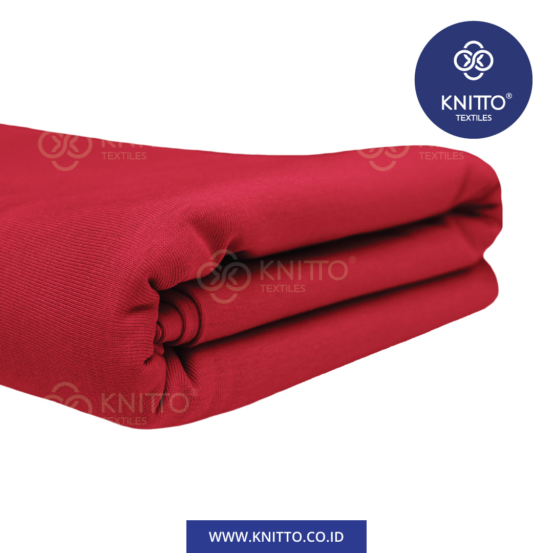 COTTON COMBED ENZYWASH 24S MERAH CABE 1