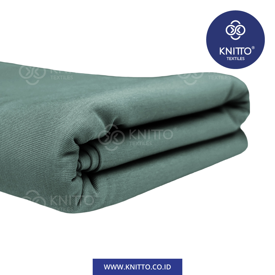 COTTON COMBED ENZYWASH 24S MINERAL GREEN 1