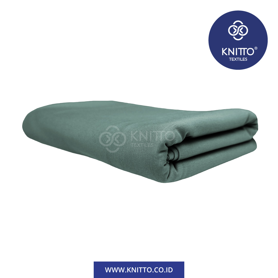 COTTON COMBED ENZYWASH 24S MINERAL GREEN 2