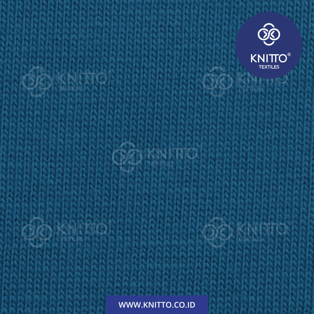 COTTON COMBED ENZYWASH 24S OCEAN BLUE 3