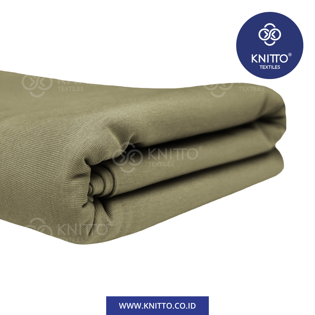 COTTON COMBED ENZYWASH 24S OLIVE GREEN 1