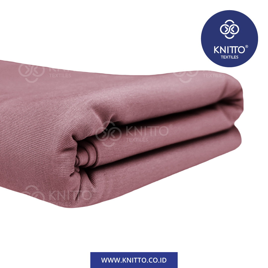 COTTON COMBED ENZYWASH 24S PALE BERRY 1