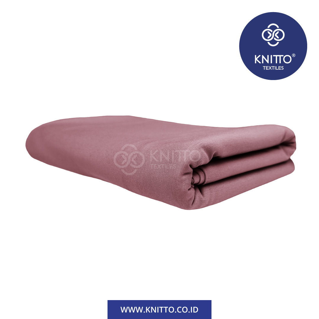 COTTON COMBED ENZYWASH 24S PALE BERRY 2