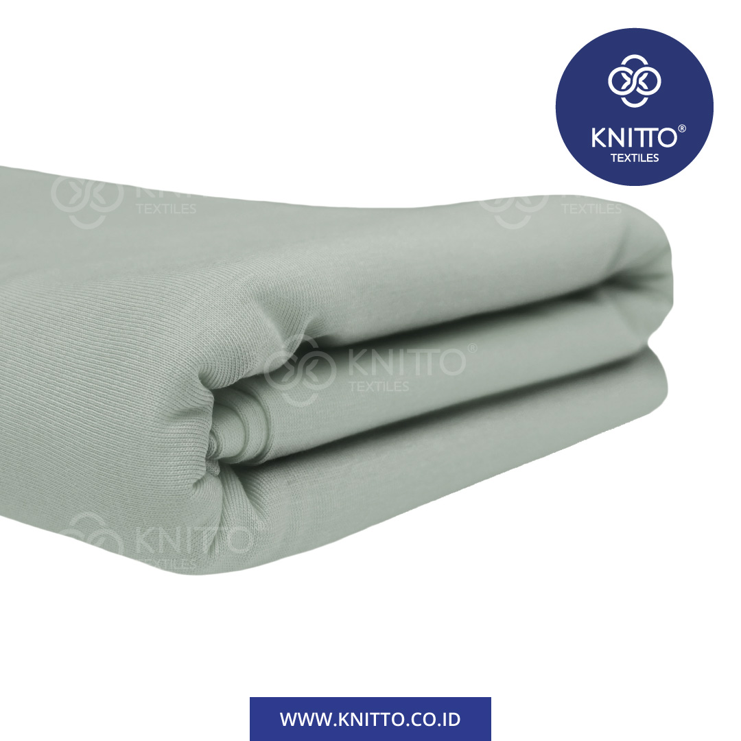 COTTON COMBED ENZYWASH 24S SEAFOAM GREEN 1