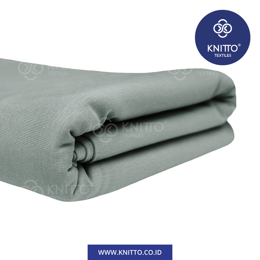 COTTON COMBED ENZYWASH 24S SLATE GREEN 1