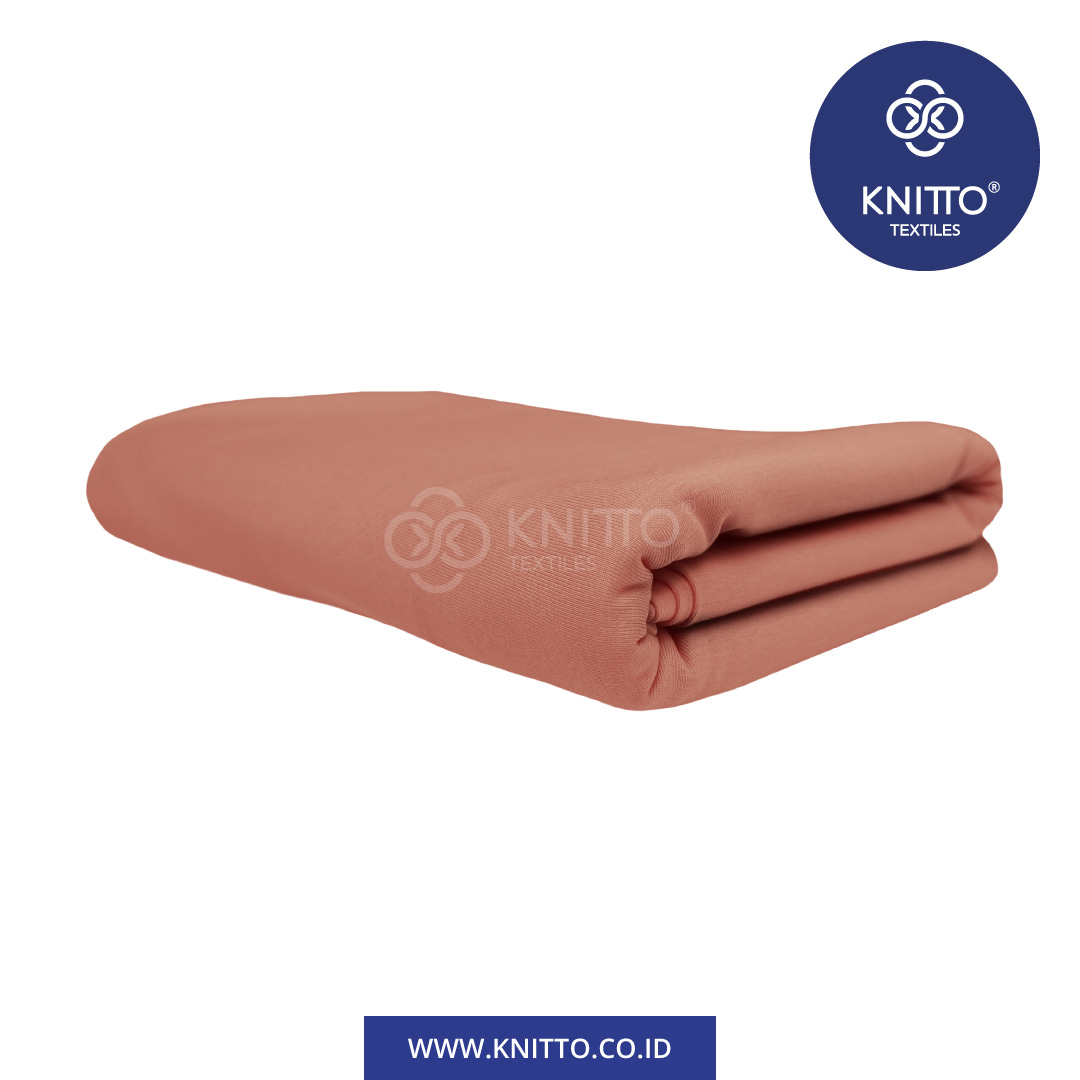 COTTON COMBED ENZYWASH 24S TERRACOTTA 2