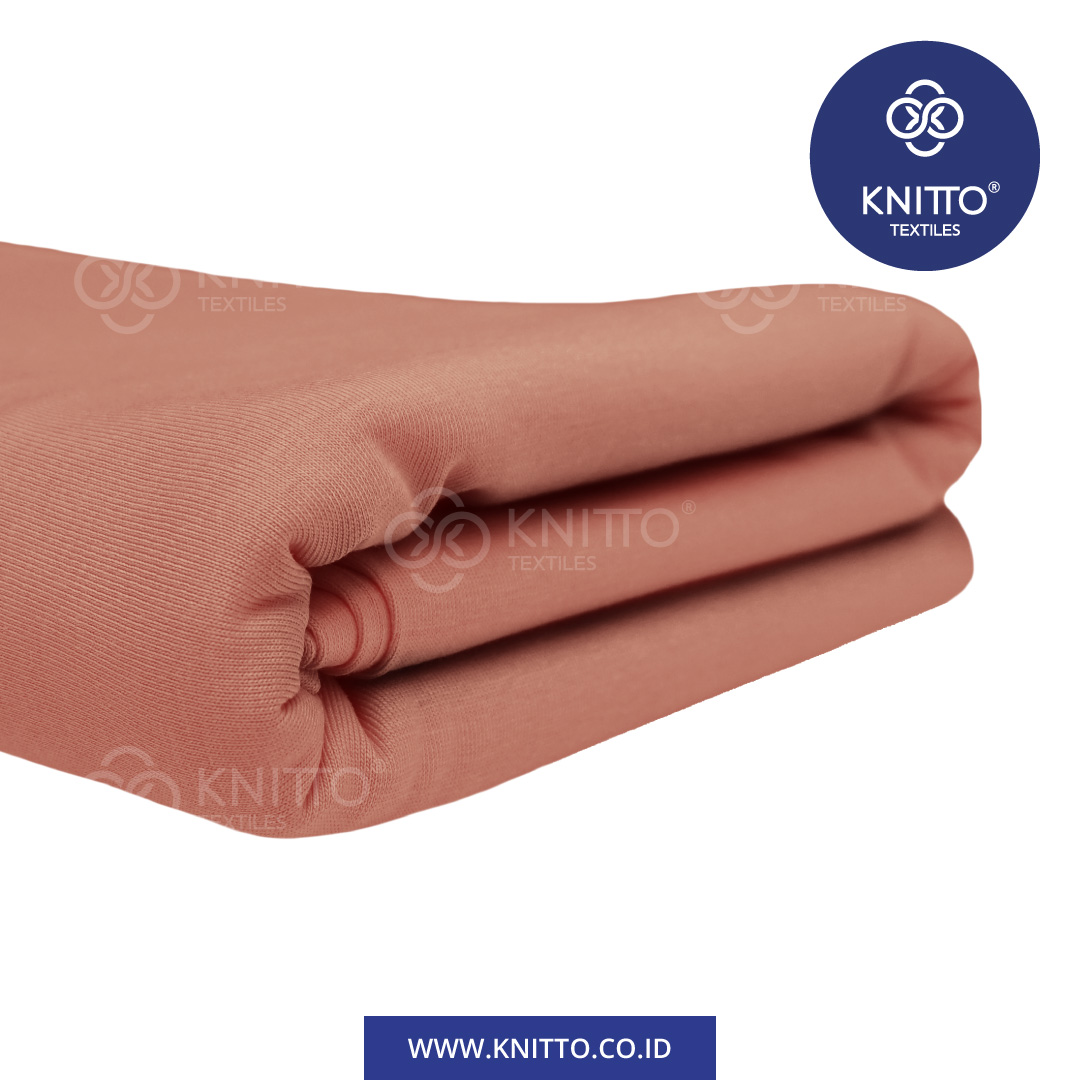 COTTON COMBED ENZYWASH 24S TERRACOTTA 1