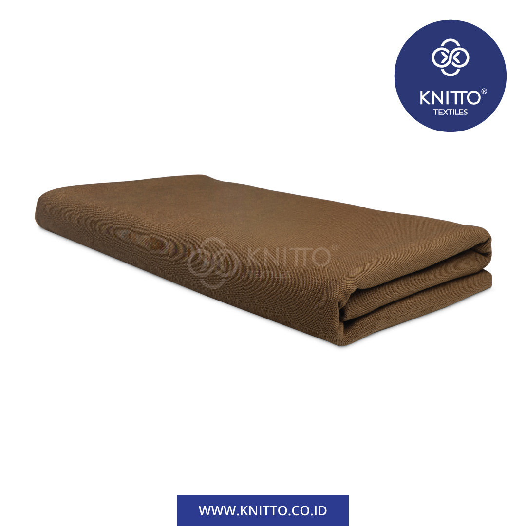 COTTON COMBED PIQUE ENZYWASH 24S TOFFEE 2