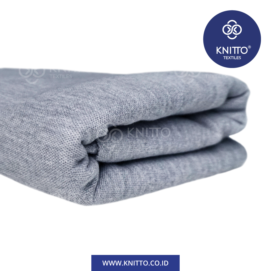 CVC PIQUE HEXAGON 24S MISTY M71B PUTIH BLUISH 1