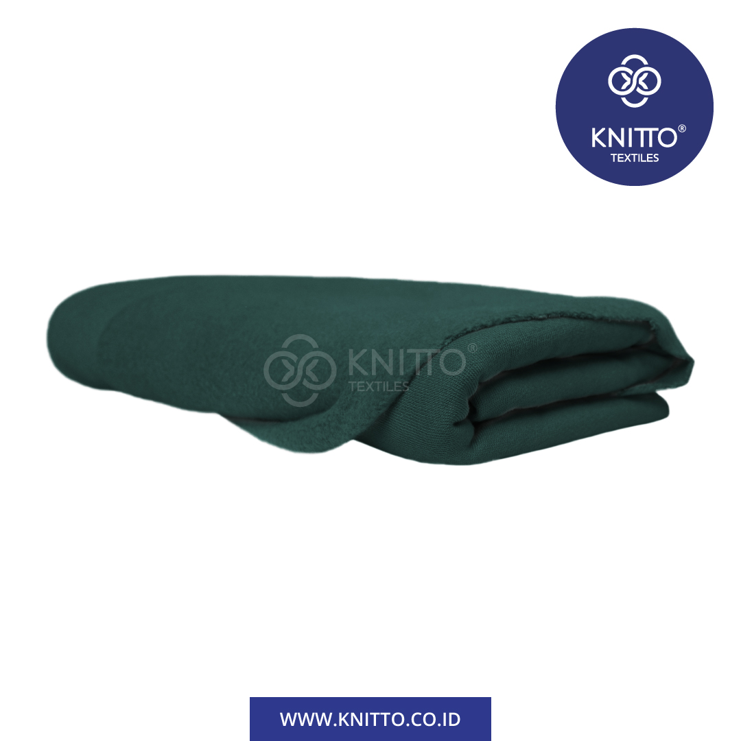 HEAVY COTTON COMBED FLEECE HIJAU BOTOL SPC 2