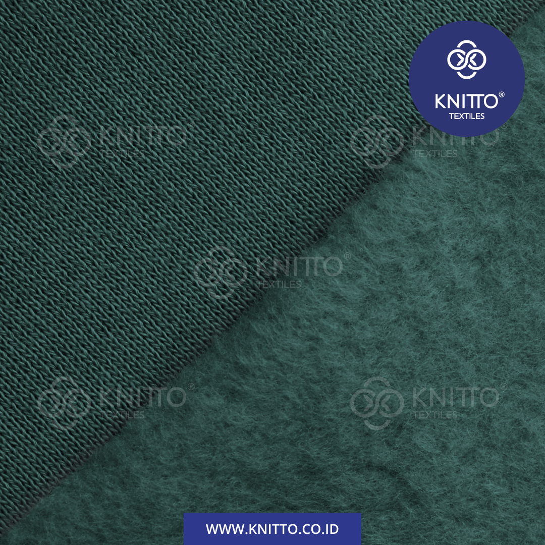 HEAVY COTTON COMBED FLEECE HIJAU BOTOL SPC 3