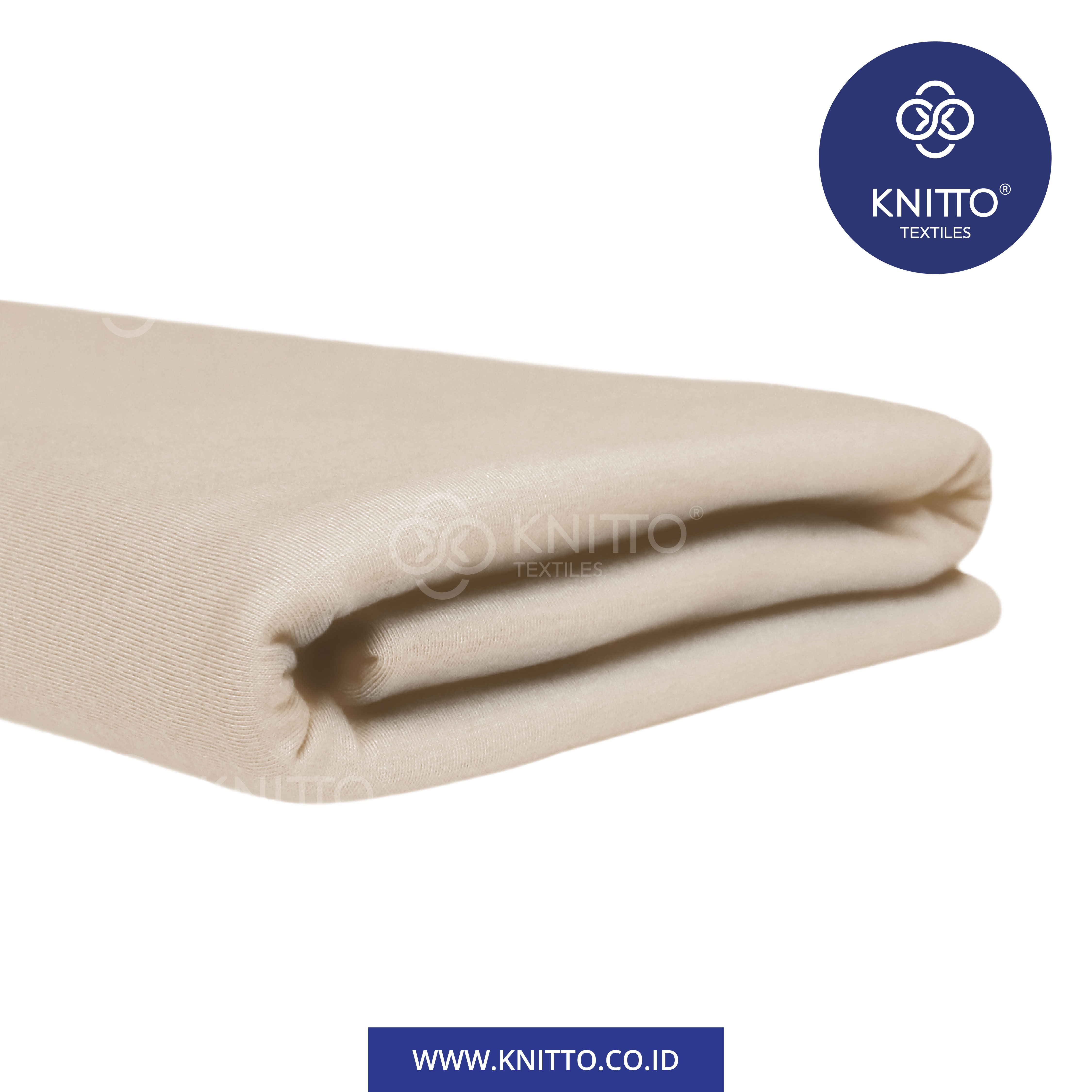 TENCEL™ Modal blended with Cotton 30S Light Latte 1