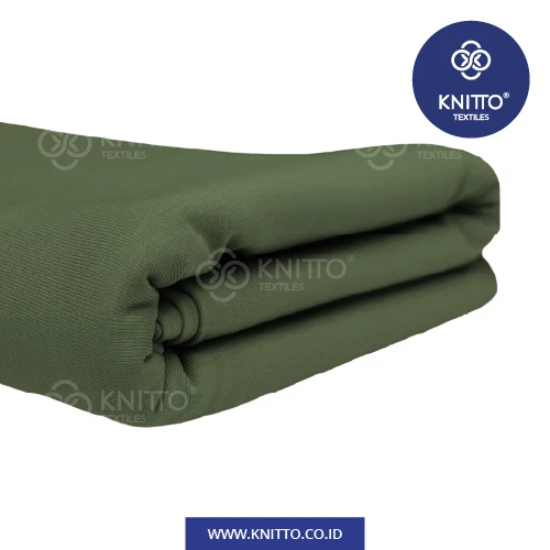 COTTON COMBED ENZYWASH 24S CACTUS GREEN 1