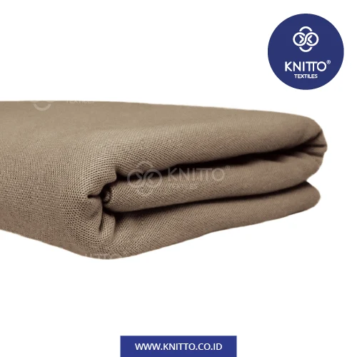 CVC Pique Hexagon Coklat Susu 1